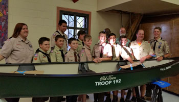 boy scouts group troop